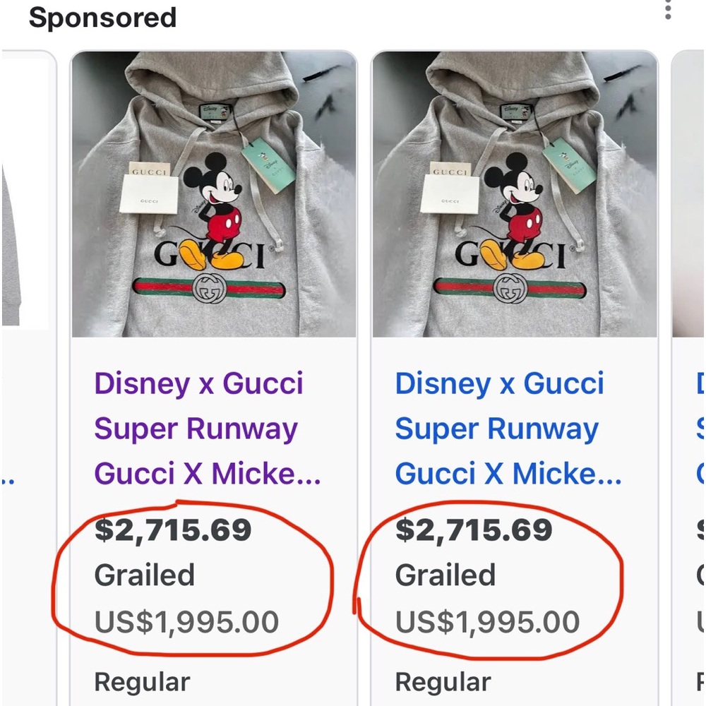 SOLD ๐ฆ GUCCI Disney Mickey Mouse Hoodie
- limited edition - Picture 17 of 17
